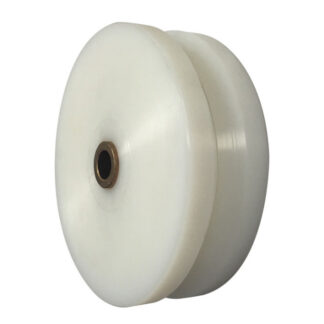 4" V-Groove Wheel - Plastic UHMW