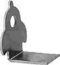 TL621 1" X 1 1/2" X 2" X 12 GA Flower Welding Tab - 3/8" Hole