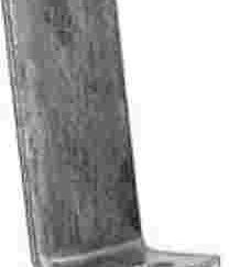 T701 - 1 1/2" X 1 1/2" X 3" X 8 GA Welding Tab - 3/8" Hole