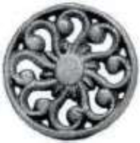 R249 - Cast Iron Rosette