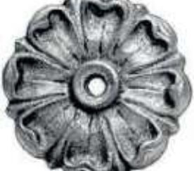 R242 - Cast Iron Rosette