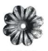 DE013S - Steel Rosette