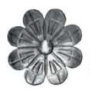 R616 - Stamped Rosette